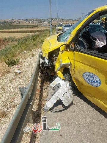 3 اصابات خطيرة جدا وسبعة اصابات متوسطة في حادث سير في جنين